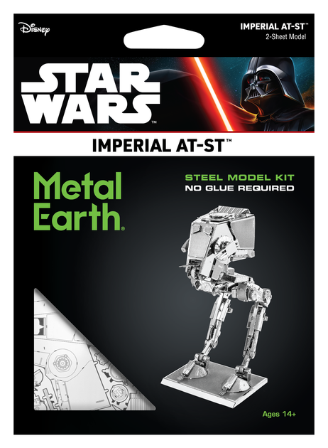 Металевий 3D конструктор "Star Wars Бойова машина (імперський крокохід) AT-ST", Metal Earth, MMS261 - зображення 7