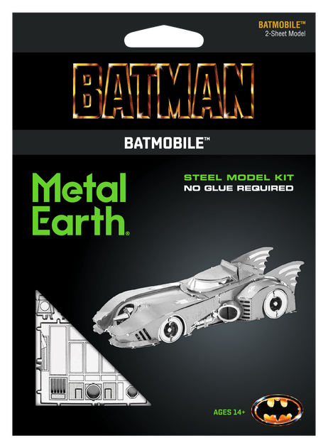 Металлический 3D конструктор "Автомобиль Batman 1989 Batmobile" - Фото 7 Металлический 3D конструктор "Автомобиль Batman 1989 Batmobile" - изображение 7