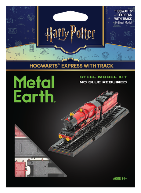Металлический 3D конструктор Fascinations Metal Earth Хогвартс Экспресс с угольным вагоном Harry Potter (MMS477) - изображение 7