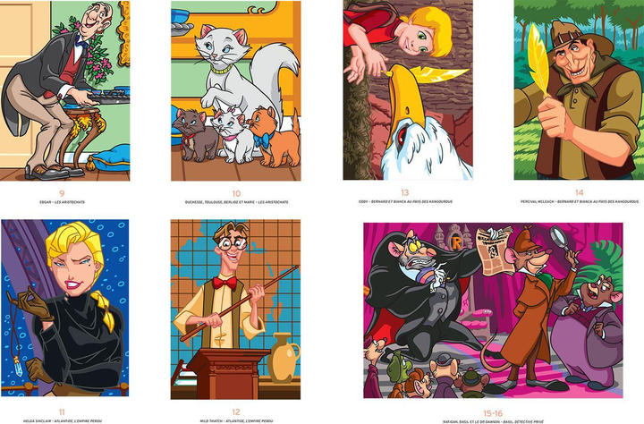 Раскраска Дисней Hachette Герои и Злодеи антистресс по номерам | Coloriages mysteres Disney Heros and Mechants - Фото 4 Раскраска Дисней Hachette Герои и Злодеи антистресс по номерам | Coloriages mysteres Disney Heros and Mechants - изображение 4