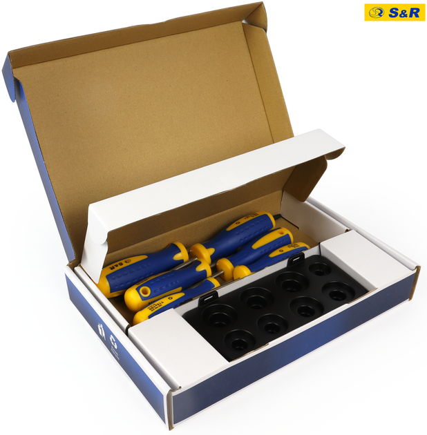 Набор отверток S&R TX10-30 S2 6шт + полочка (250681206) - изображение 11
