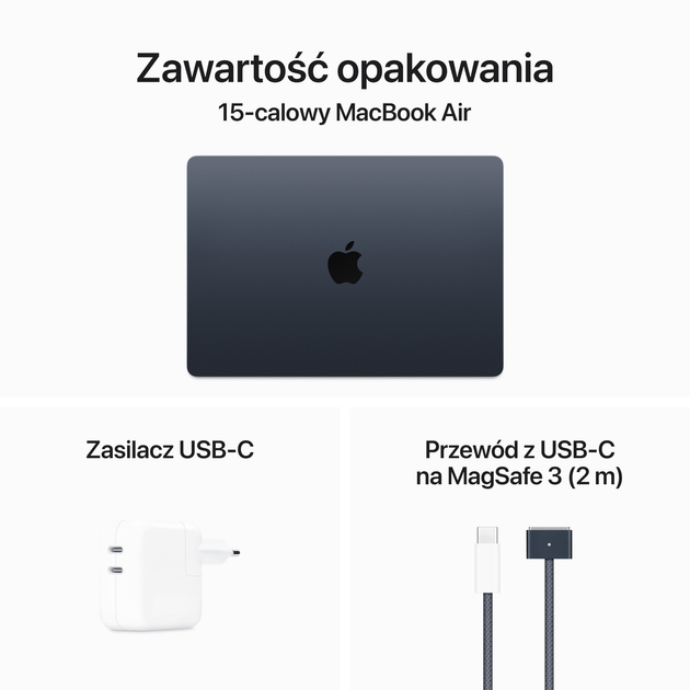 Ноутбук Apple MacBook Air 15.3" M3 8/512GB 2024 (MRYV3Y/A) Midnight - зображення 8