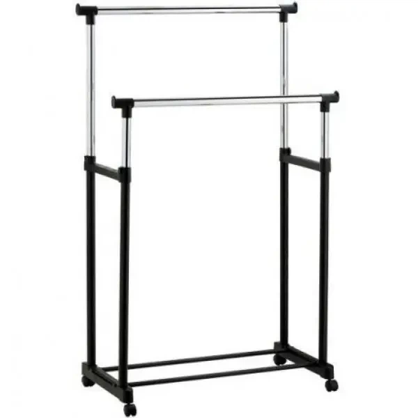Телескопічна стійка для одягу - Double Pole Clothes Horse - Фото 4 Телескопічна стійка для одягу - Double Pole Clothes Horse - зображення 4