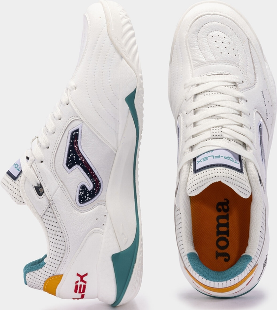 Футзалки (бампи) Joma TOP FLEX PLUS біло-зелені 42