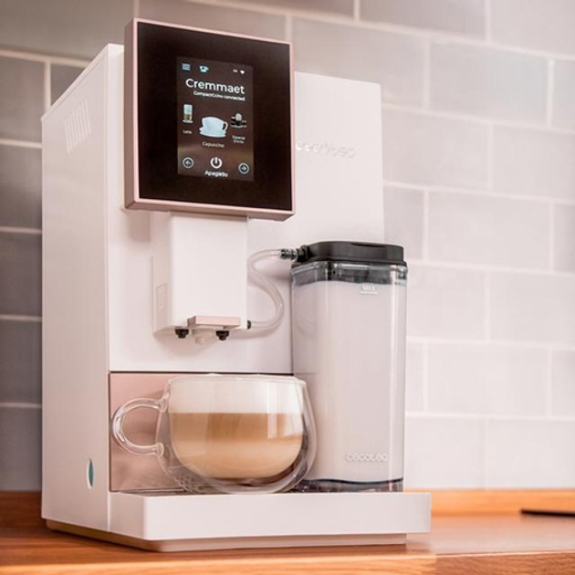 Ekspres do kawy Cecotec Cremmaet Compactccino Connected White Rose (01462) - obraz 7