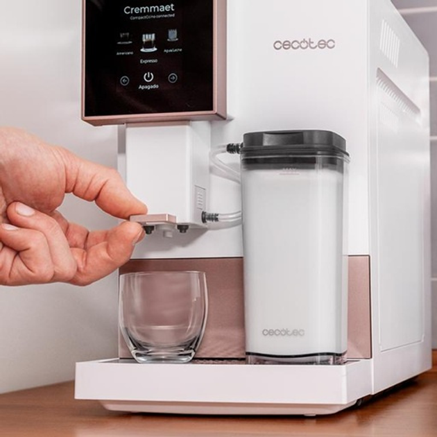 Ekspres do kawy Cecotec Cremmaet Compactccino Connected White Rose (01462) - obraz 11