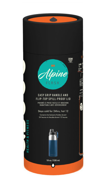 Butelka na wodę Asobu Alpine Flask TMF6 Blue 530 ml (842591039898) - obraz 5