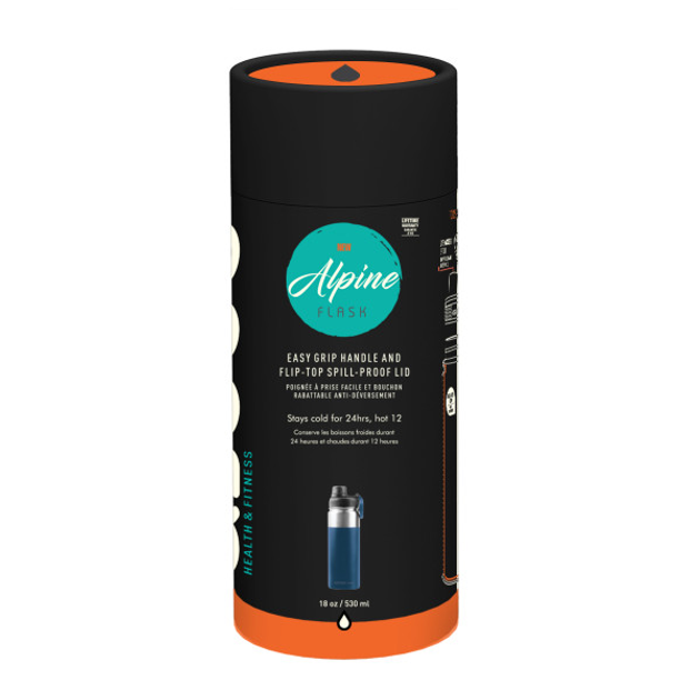 Butelka na wodę Asobu Alpine Flask TMF6 Burgundy 530 ml (842591039904)  - obraz 5