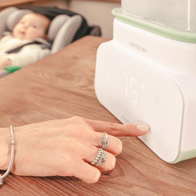 Podgrzewacz i sterylizator do butelek Cecotec Nana BabyCare Double Bottle Warmer (8435484019064) - obraz 3