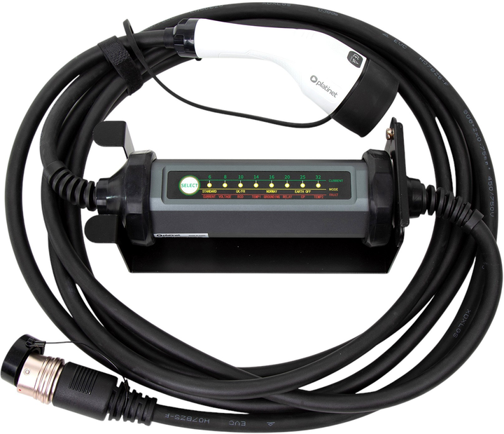 Kabel do ładowania samochodów elektrycznych Platinet Portable charger with 4 adapters 22 kW 5 m (EV_PC060) - obraz 3