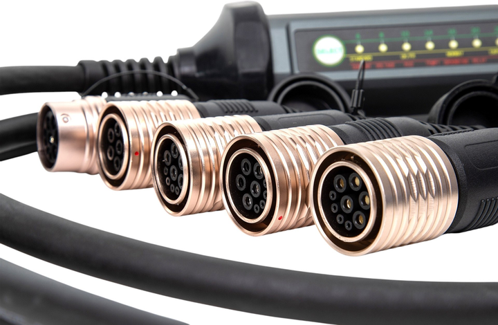 Kabel do ładowania samochodów elektrycznych Platinet Portable charger with 4 adapters 22 kW 5 m (EV_PC060) - obraz 7