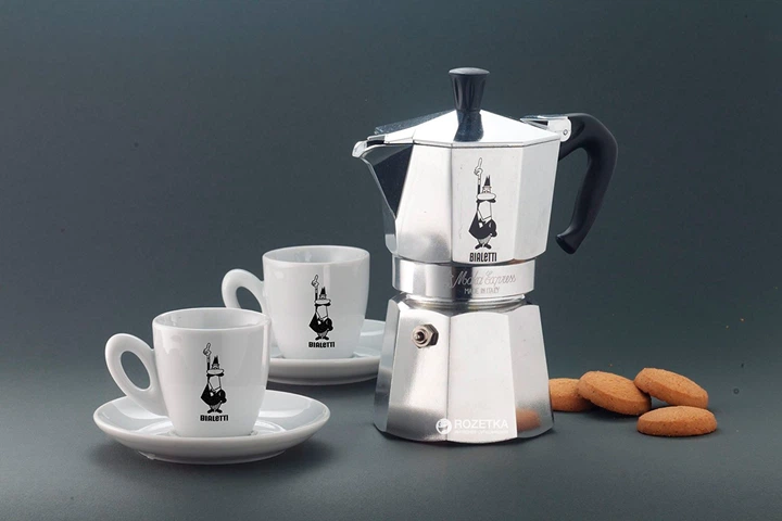Kawiarka Bialetti Moka Express na 4 filiżanki 230 ml srebrzysta (0001164) - obraz 3
