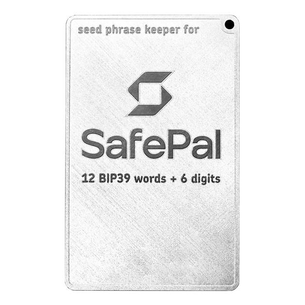 Мнемонический планшет Lapua Dev Seed phrase keeper 12+1 BIP39 for Safepal (LS12+1BIP39) - изображение 4