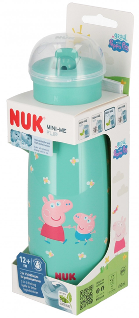 Kubek Nuk Mini-Me Peppa 12 m 450 ml (4008600441618) - obraz 6