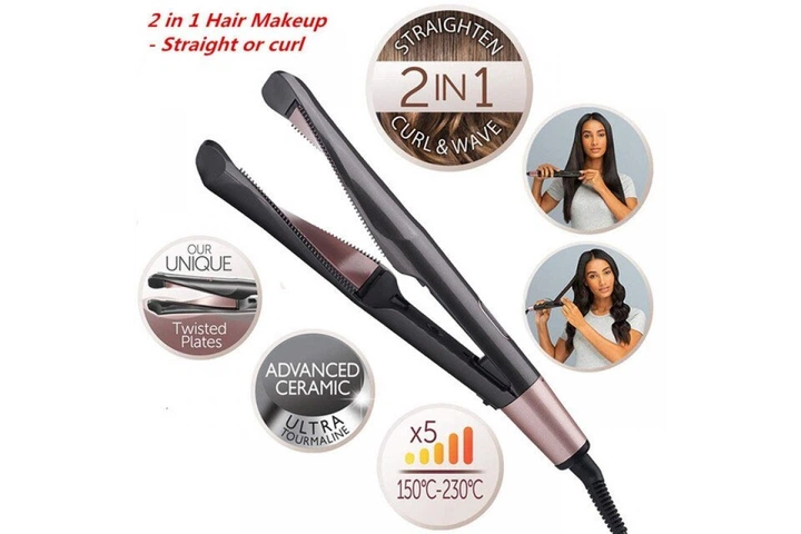 Плойка спиральная Hair 106 2в1 WM 002 для завивки и выпрямления волос - изображение 9