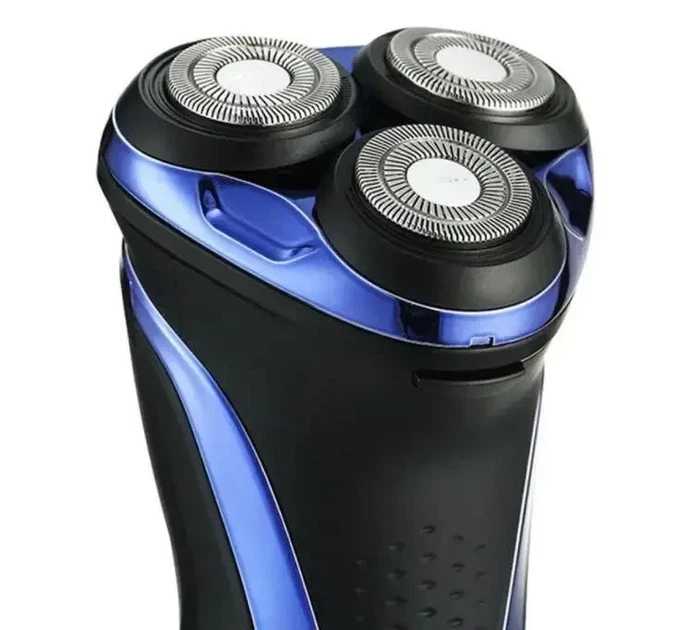 Мужская электробритва с 3 головками Usb Vgr V-305 Аккумуляторная бритва для сухого и влажного бритья - изображение 5