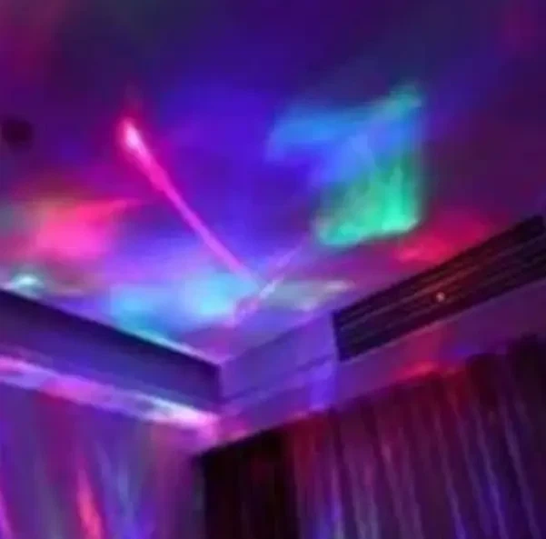 Лампа на подставке шар вращающийся Rgb mp3 с пультом Usb диско лампа ночник со светомузыкой - изображение 4