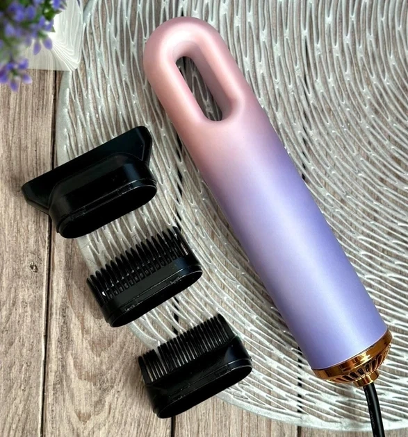 Фен професійний Fashion Hair Dryer LY-30 з насадками Багатофункціональний гребінець з гарячим повітрям - зображення 3