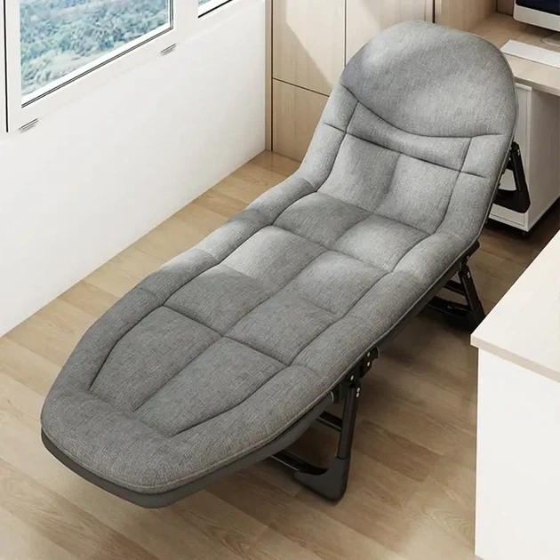 Складная кровать с ножками туристическая кемпинговая 200x70x30 см компактная походная раскладушка - Фото 9 Складная кровать с ножками туристическая кемпинговая 200x70x30 см компактная походная раскладушка - изображение 9