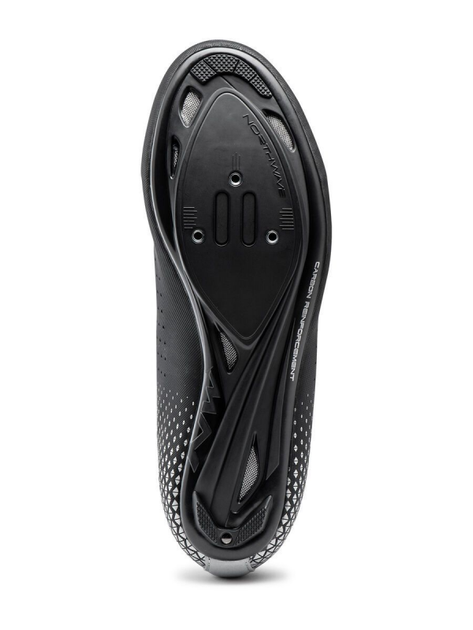 Туфлі велосипедні Northwave CORE PLUS 2 M 45 (12.0US) Black/silver (80211012) - изображение 4