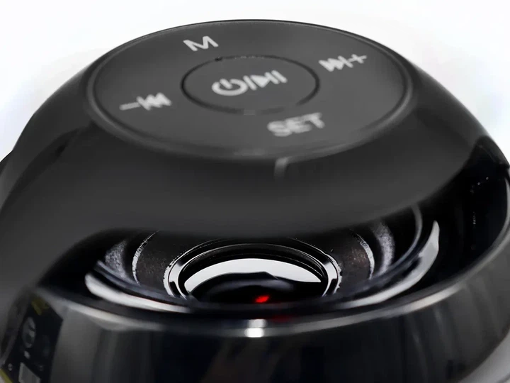 Мінідинамік Bluetooth Kimiso KMS-K12 пластик з картридером та FM радіо - зображення 3