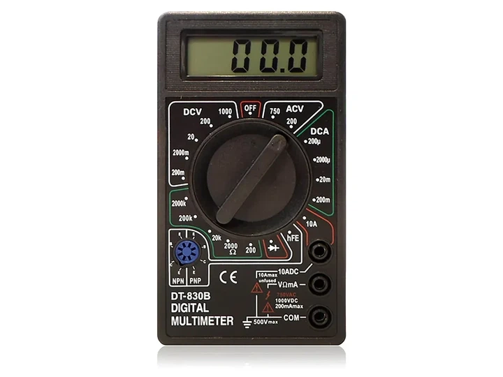 Тестер електромережі ACV DT-830B 1000В 750В 200мА 2000кОм - Фото 2 Тестер електромережі ACV DT-830B 1000В 750В 200мА 2000кОм - зображення 2