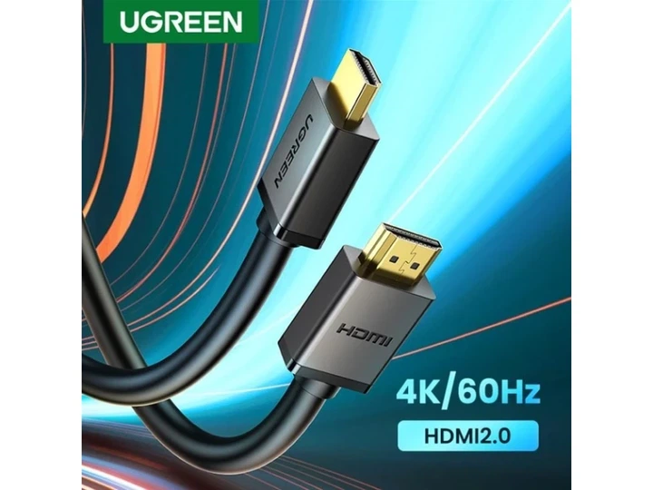 Кабель UGREEN HD104 HDMI Cable 3 м Black (10108) - Фото 4 Кабель UGREEN HD104 HDMI Cable 3 м Black (10108) - зображення 4