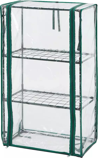 Szklarnia NEO Tools folia PVC konstrukcja metalowa 46x24x80 cm 15-910 Zielony (5907558485431)   - obraz 1