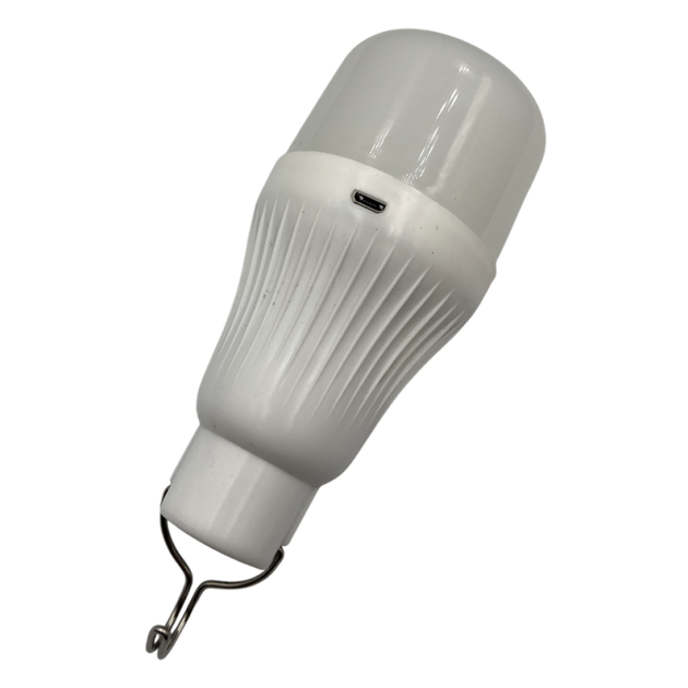 Аккумуляторная LED лампа CcLamp CL-022 10W с крючком и солнечной панелью, 3 режима, белый свет - Фото 2 Аккумуляторная LED лампа CcLamp CL-022 10W с крючком и солнечной панелью, 3 режима, белый свет - изображение 2