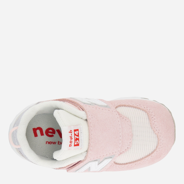Дитячі кросівки для дівчинки New Balance 574 NW574BKM 23.5 (7US) Рожеві (197968160294) - зображення 4