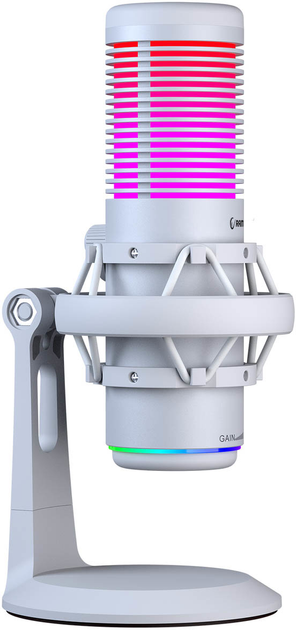 Mikrofon Rampage BEMOL Beyaz RGB White (8680096139246) - obraz 3