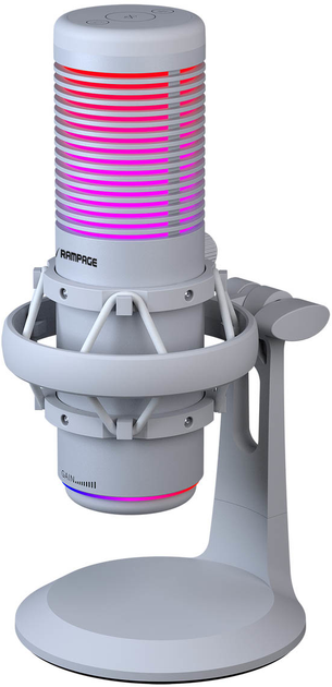 Mikrofon Rampage BEMOL Beyaz RGB White (8680096139246) - obraz 5