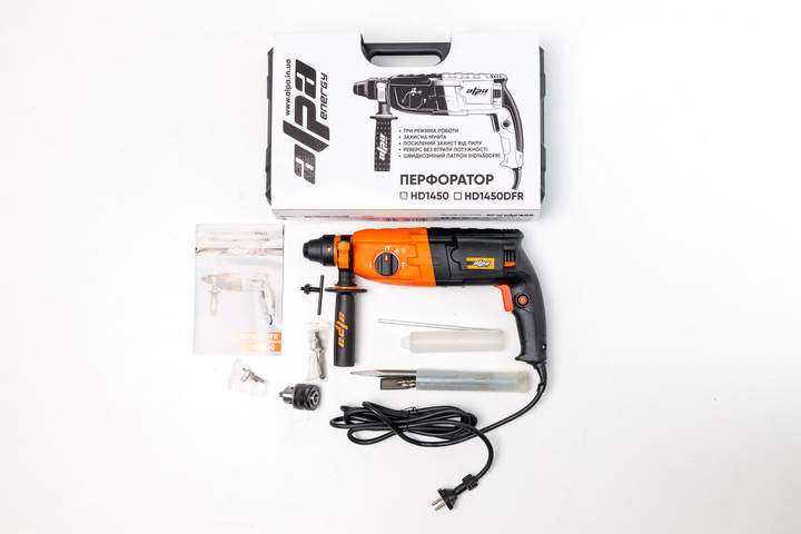 Перфоратор электрический Alpa HD1450 - изображение 8