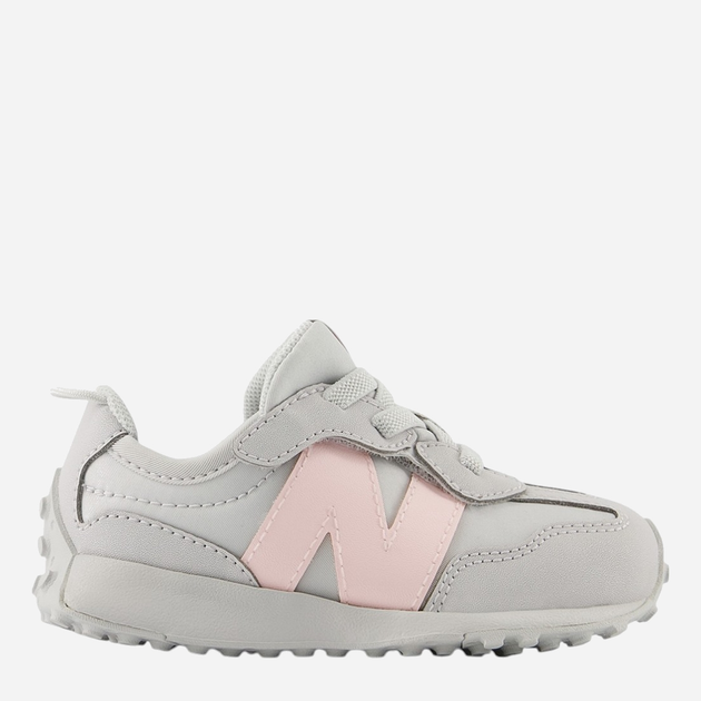 Buty sportowe dziecięce dla dziewczynki New Balance 327 NW327WP 23.5 (7US) Szary/Różowy - obraz 1