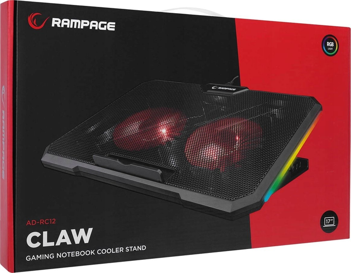 Podstawka pod laptopa Rampage AD-RC12 GameZone Black - obraz 8