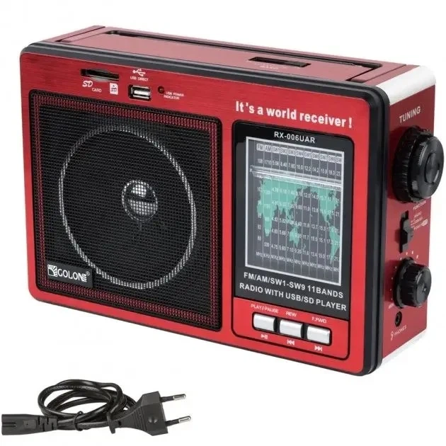 Радиоприемник аккумуляторный Golon RX-006 с поддержкой USB/SD/MP3/FM 0816 - Фото 6 Радиоприемник аккумуляторный Golon RX-006 с поддержкой USB/SD/MP3/FM 0816 - изображение 6