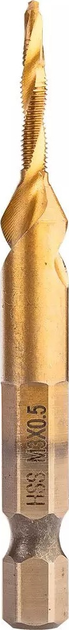 Zestaw wierteł NEO Tools HSS TiN M3 - M10 HEX 08-959 6 sztuk (5907558479591) - obraz 3