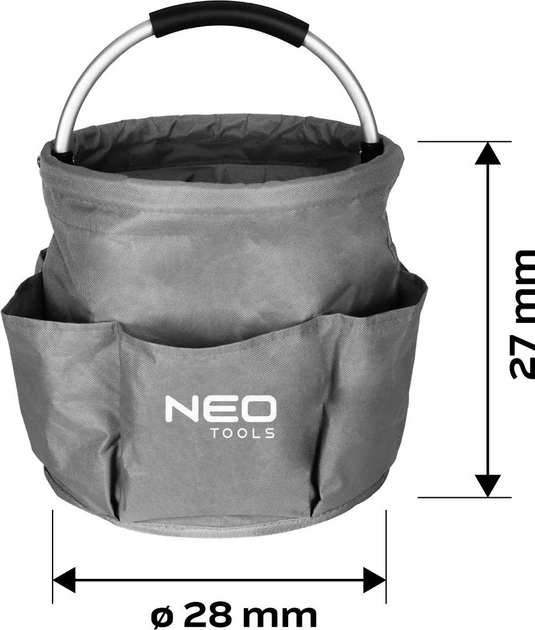 Składana torba na narzędzia ogrodowe NEO Tools 15-963 28 cm (5906692015795) - obraz 6