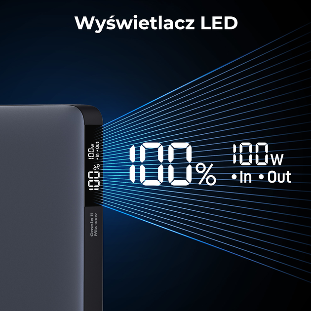 УМБ AUKEY 100W 20000mAh 3xUSB-C PD 3.0 Silver (PB-Y44) - зображення 10
