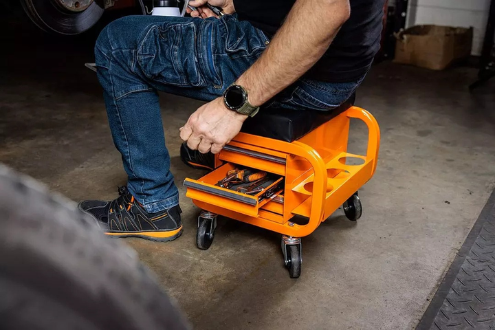 Stół warsztatowy NEO Tools na kółkach z szufladami na narzędzia 11-605 (5906692015757) - obraz 7