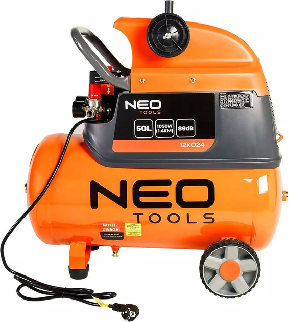 Масляний компресор NEO Tools 50 л 12K024 (5907558477320) - зображення 4