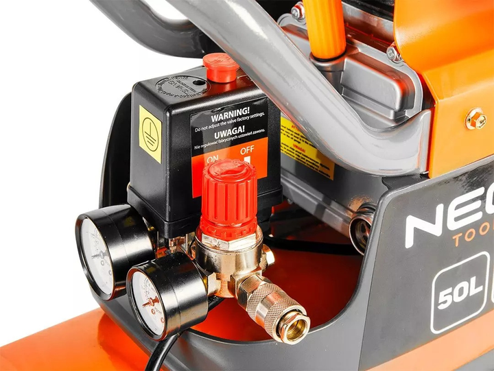 Масляний компресор NEO Tools 50 л 12K024 (5907558477320) - зображення 8