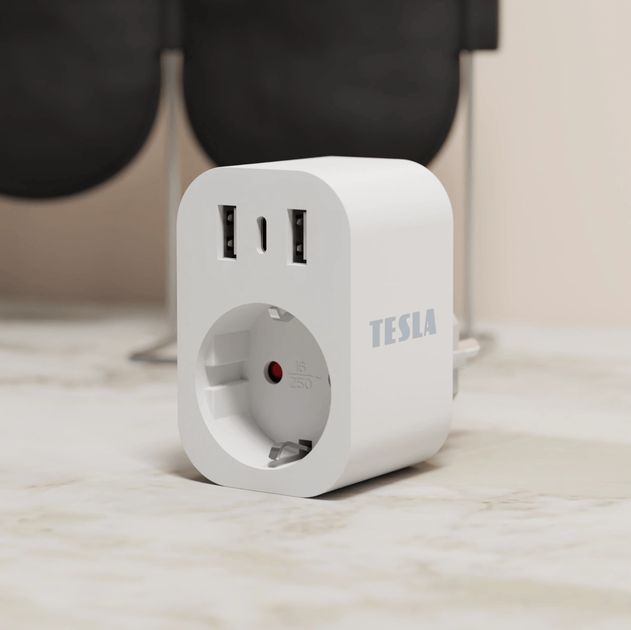 Inteligentne gniazdko Tesla Smart Plug SP300 3 USB (TSL-SPL-SP300-3USB) - obraz 8