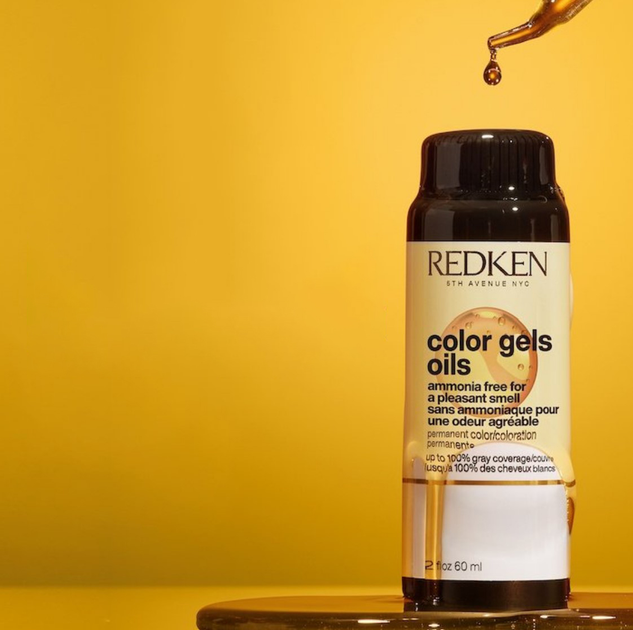 Farba do włosów Redken Color Gels Oils 8N trwała 3 x 60 ml (3474637144586) - obraz 3