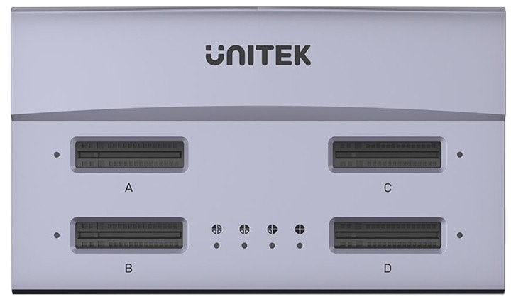 Stacja dokująca Unitek USB4 4-Bay M.2 SSD Docking Station (S1243BGY01-EU) - obraz 3
