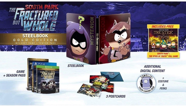 Гра для PS4 South Park: The Fractured But Whole Steelbook Gold Edition (Blu-ray диск) (887256022716) - зображення 3