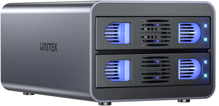 Зовнішня кишеня Unitek S1308B01-EU для SSD/HDD 2 x SATA 2.5''/3.5'' RAID  - зображення 3