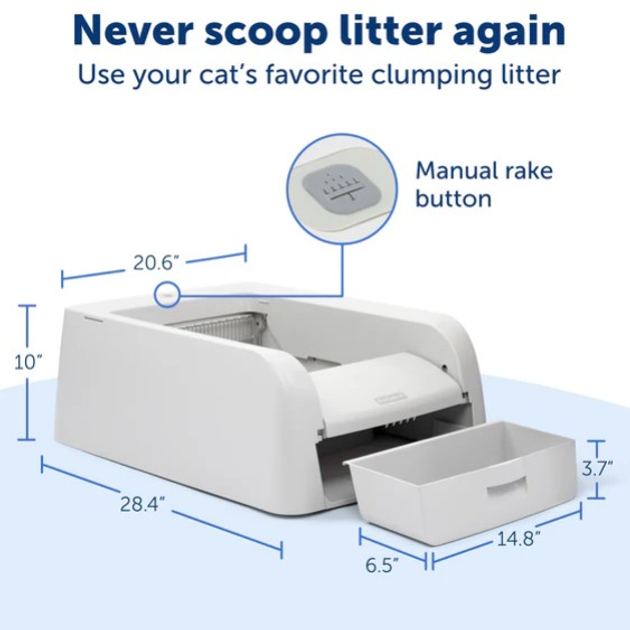 Автоматичний лоток для котів PetSafe ScoopFree Clumping Self-Cleaning Litter Box (0729849179929) - зображення 5