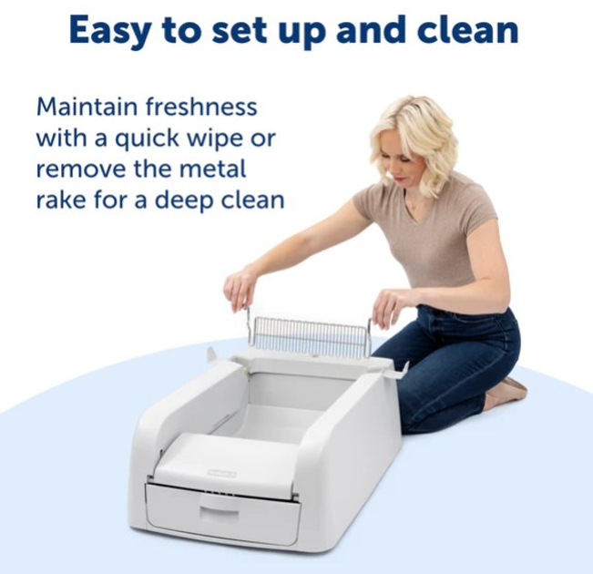 Автоматичний лоток для котів PetSafe ScoopFree Clumping Self-Cleaning Litter Box (0729849179929) - зображення 7