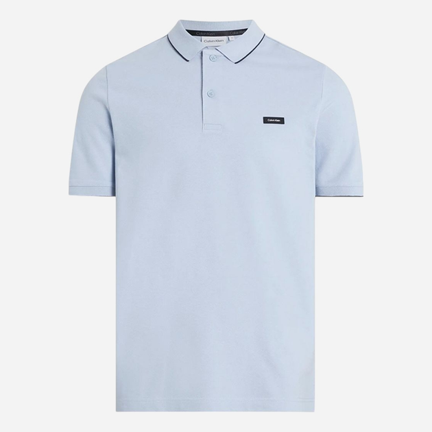 Поло довге чоловіче Calvin Klein K10K112751-CGK M Блакитне (8720109267860) - зображення 4